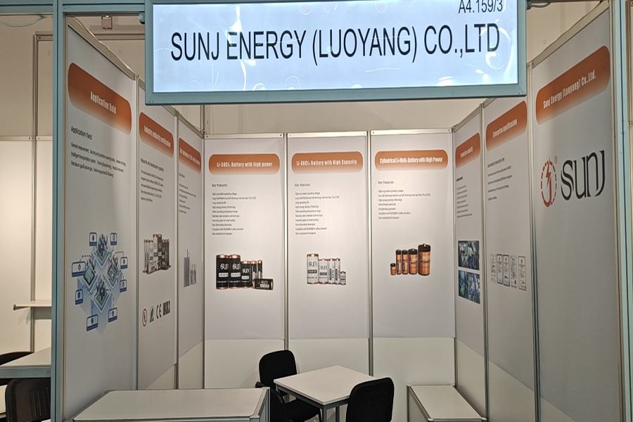 SUNJ Energy appeared at the 2024 Munich Electronics Show in Germany, showcasing innovative primary lithium battery products and power solutions