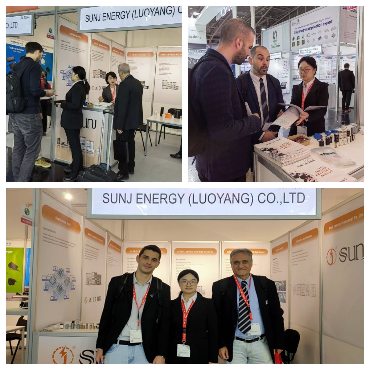 SUNJ Energy appeared at the 2024 Munich Electronics Show in Germany, showcasing innovative primary lithium battery products and power solutions